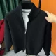 Casual Cardigan Sweater Men's Spring and Autumn Vintage Loose Outer Wear Men's Zipper Sweater Coat Sweater Lazy Style