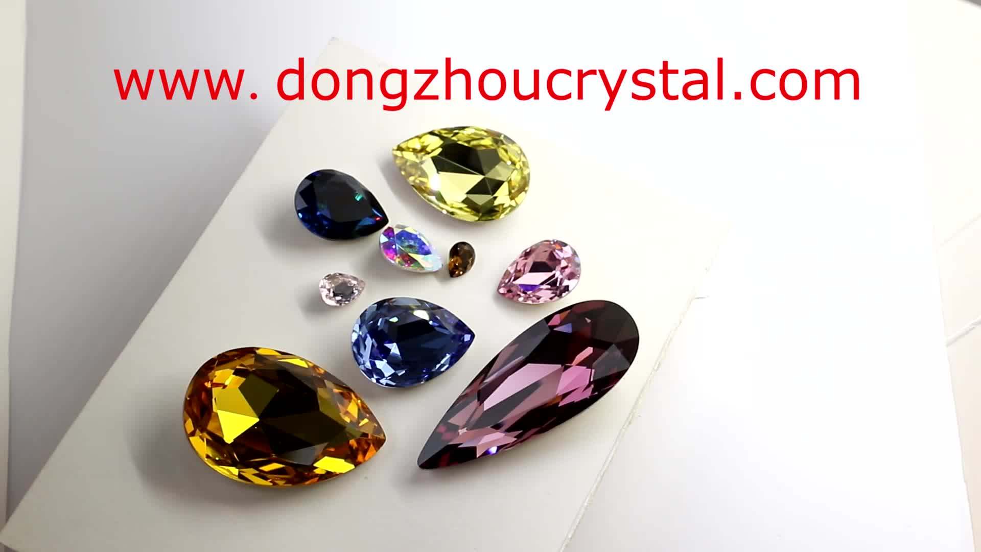 Faceted Beads For Jewelry Making Shiny Crystal Loose Fancy Gemstone