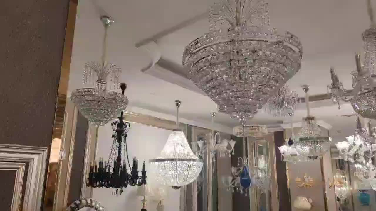 Custom Medieval Style Metal Umbrella Shaped Multilayer Chandelier