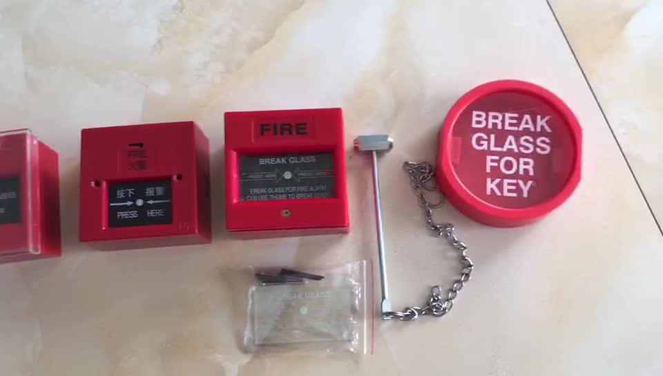 24dcv Red Fire Alarm Break Glass Buy Fire Break Glass,Fire Alarm
