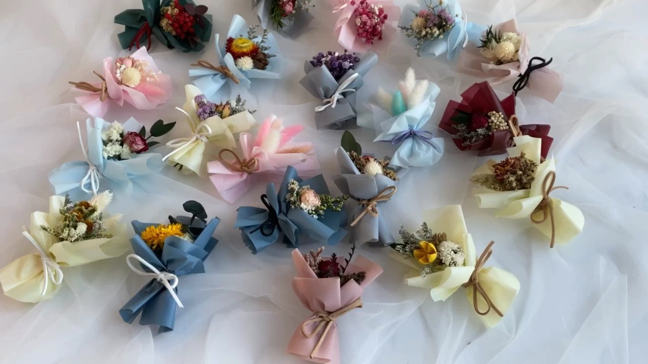 Amaryllis Mini Bouquet Preserved Roses Eternal Rose Dry Flowers Dried