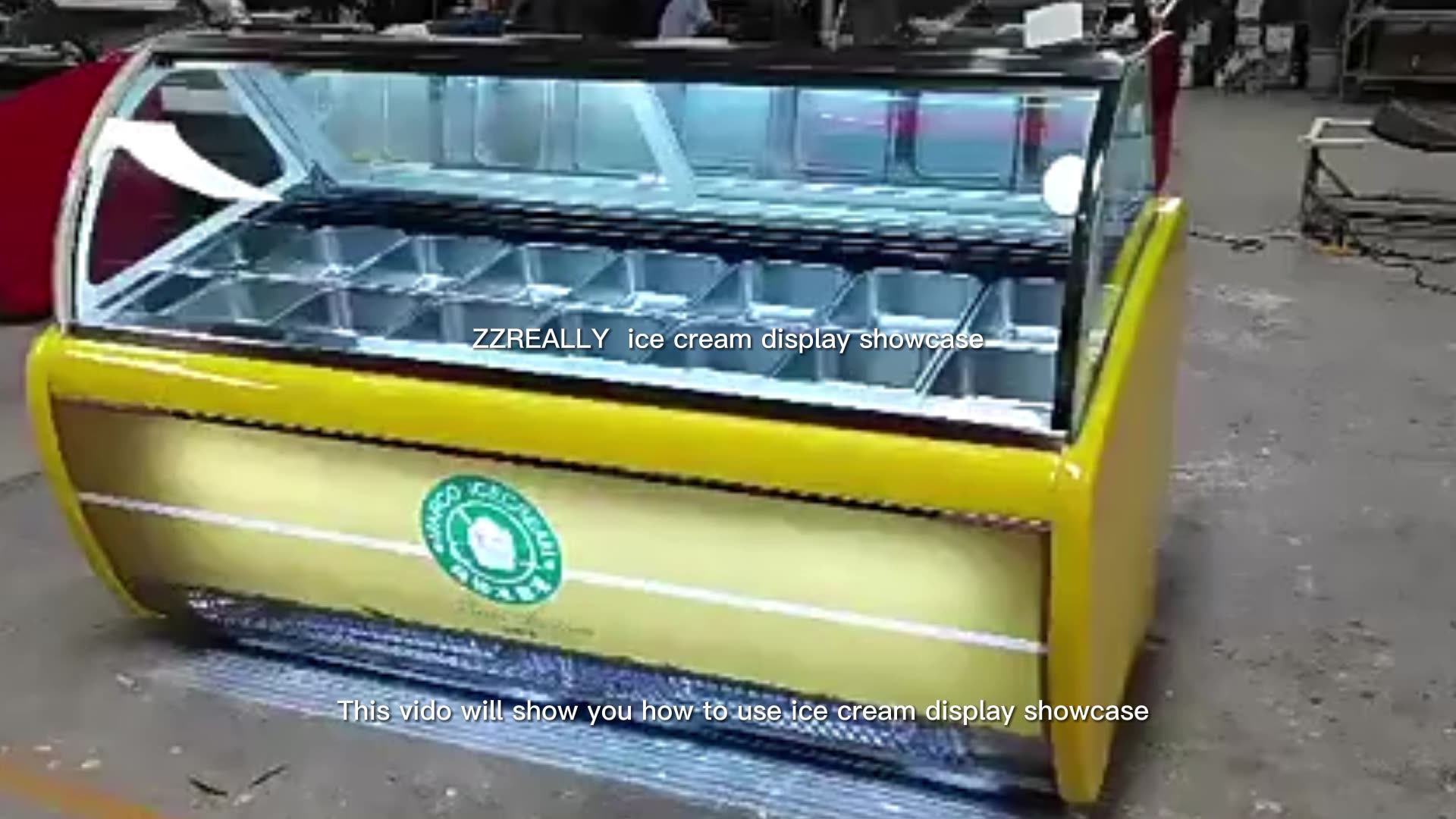 In Stock Oem Portable Mini Ice Cream Display Freezer Gelato Cake