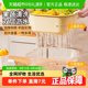 Miaoran double-layer drain basket rice sieve household vegetable wash basin