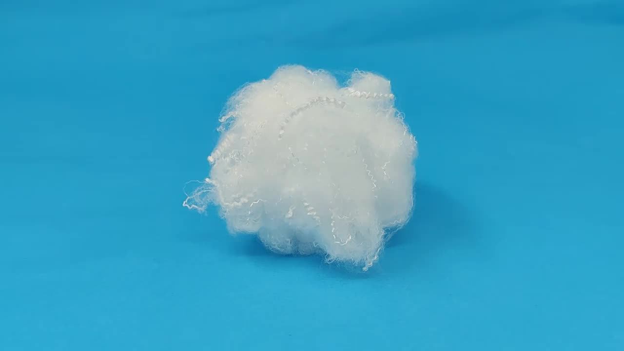 Wholesale Micro 0.7d* 28mm Gel Fiber Pillow Down Like Polyester Fiber