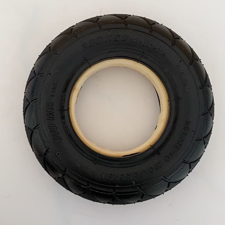200x50 Scooter Tires 8 Inch Solid Rubber Tire Polyurethane Foam Tyres