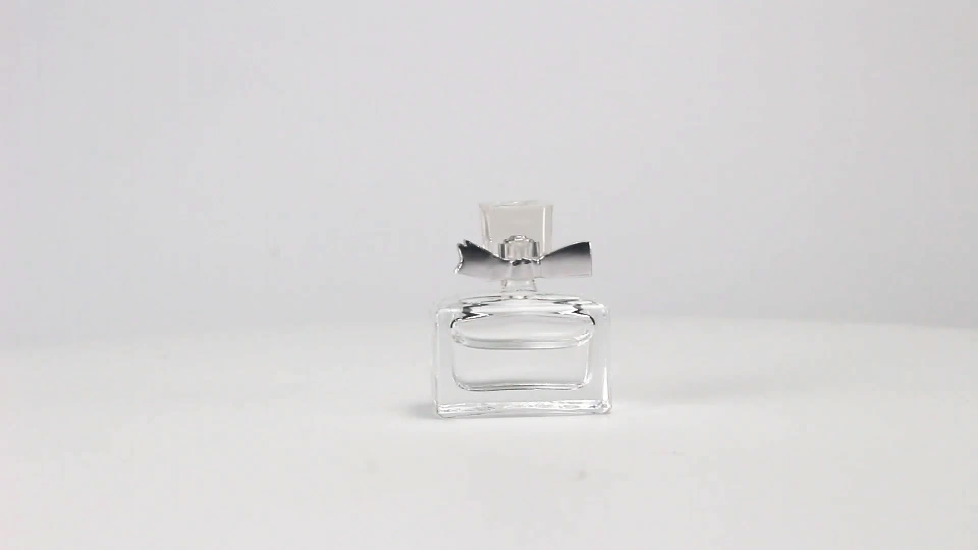 5ml Wholesale Glass Dropper Bottles With Cap Square Spray Glass Perfume
