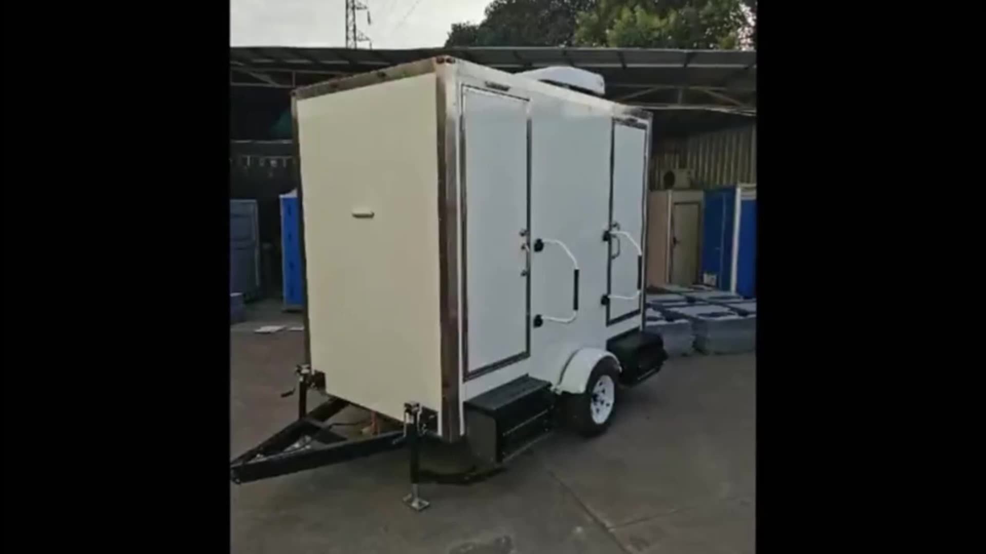 Good Price Outhouse Plastic Portable Movable Toilet With Urinal Mobile Plastic For Sale Public