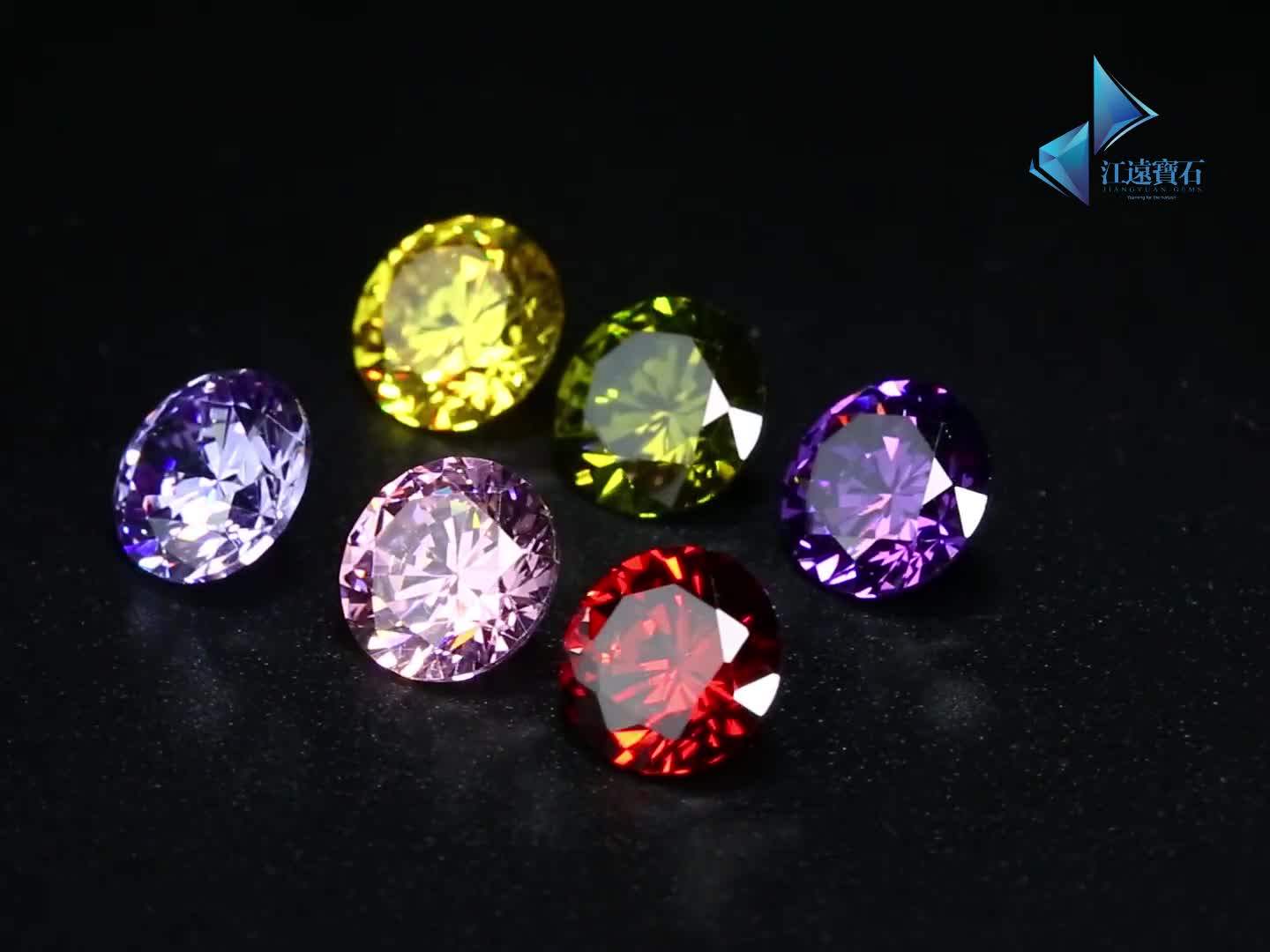 Lab Created Tanzanite Loose Cubic Zirconia Stones CZ AAA, View tabs, JY