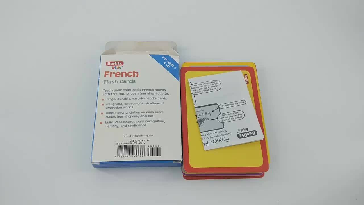 Kids Learning Alphabet Flash Card Education Memory Playing Card For