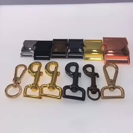 High Quality Metal Accessories D Rings Adjustable Slide Quick Release