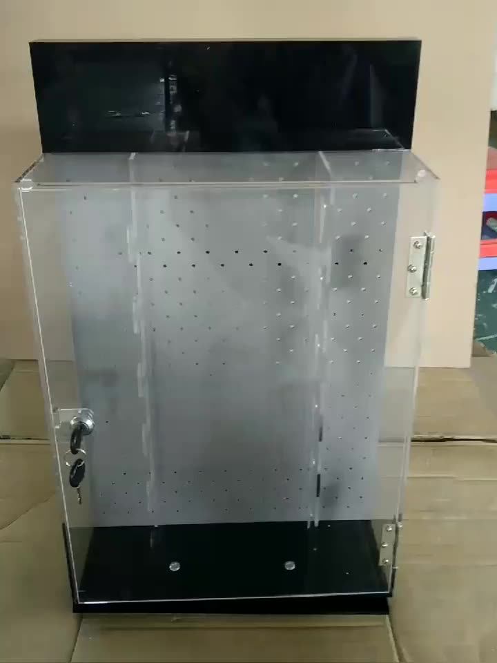 Custom Retail Store Rotating Acrylic Display Case For Knife,Spoon Set