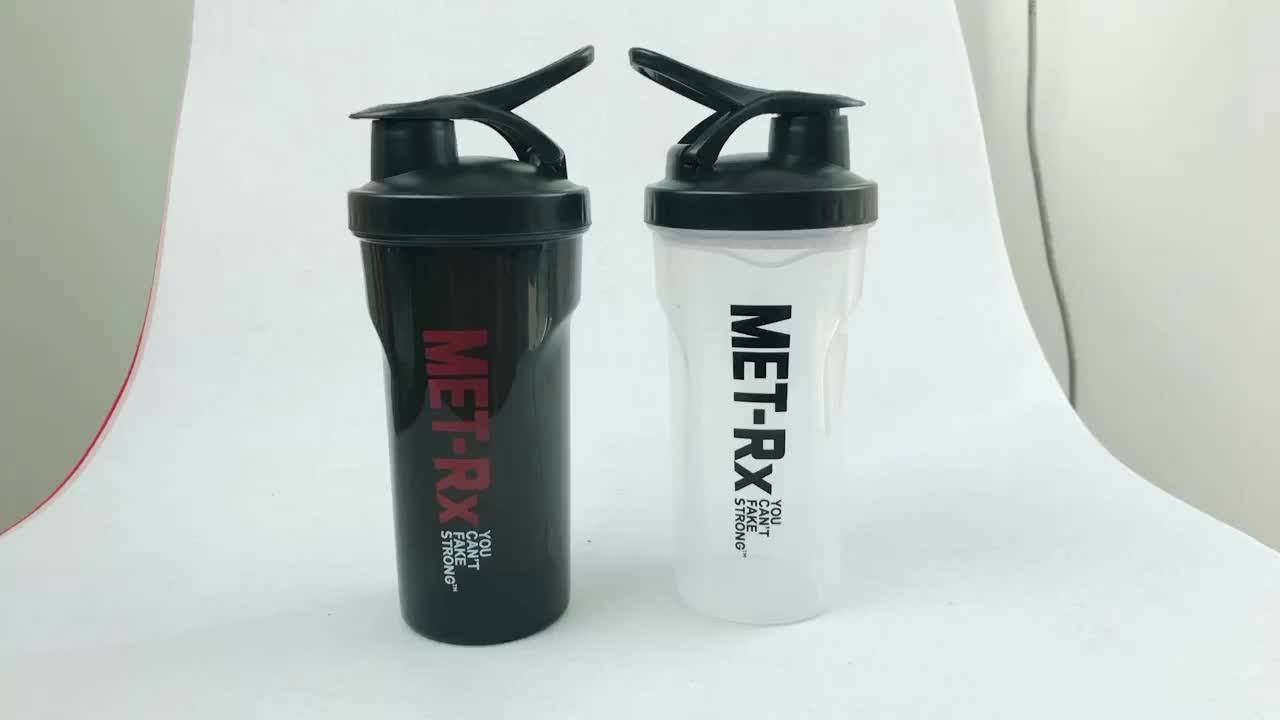 Z012 700ml Protein Shaker Bottle Shaker Cups Portable Water Drinking