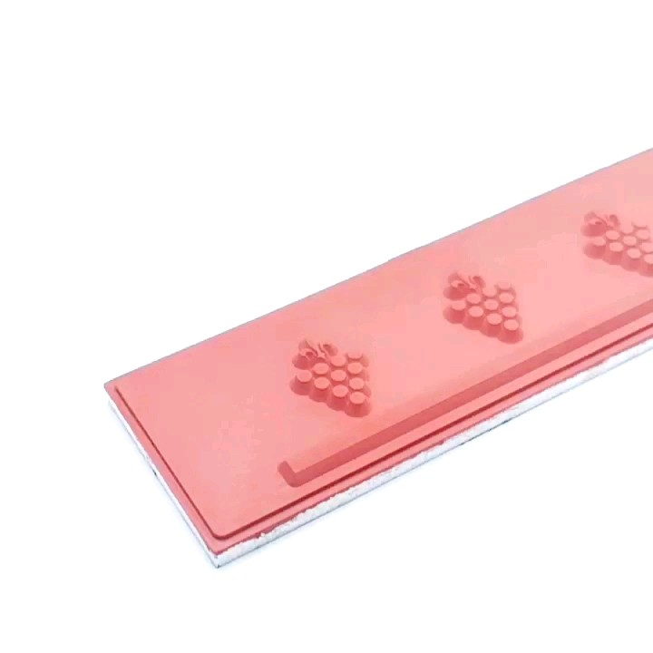 Custom Brand Logo Embossing Plate Hot Foil Stamping Silicone Mould