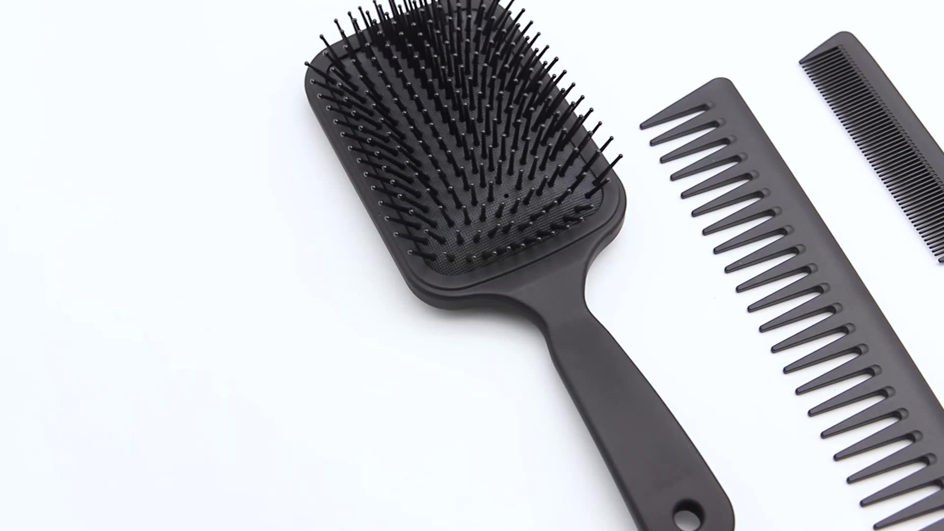 3pcs Paddle Hair Brush,Detangling Brush And Hair Comb Set For Men And