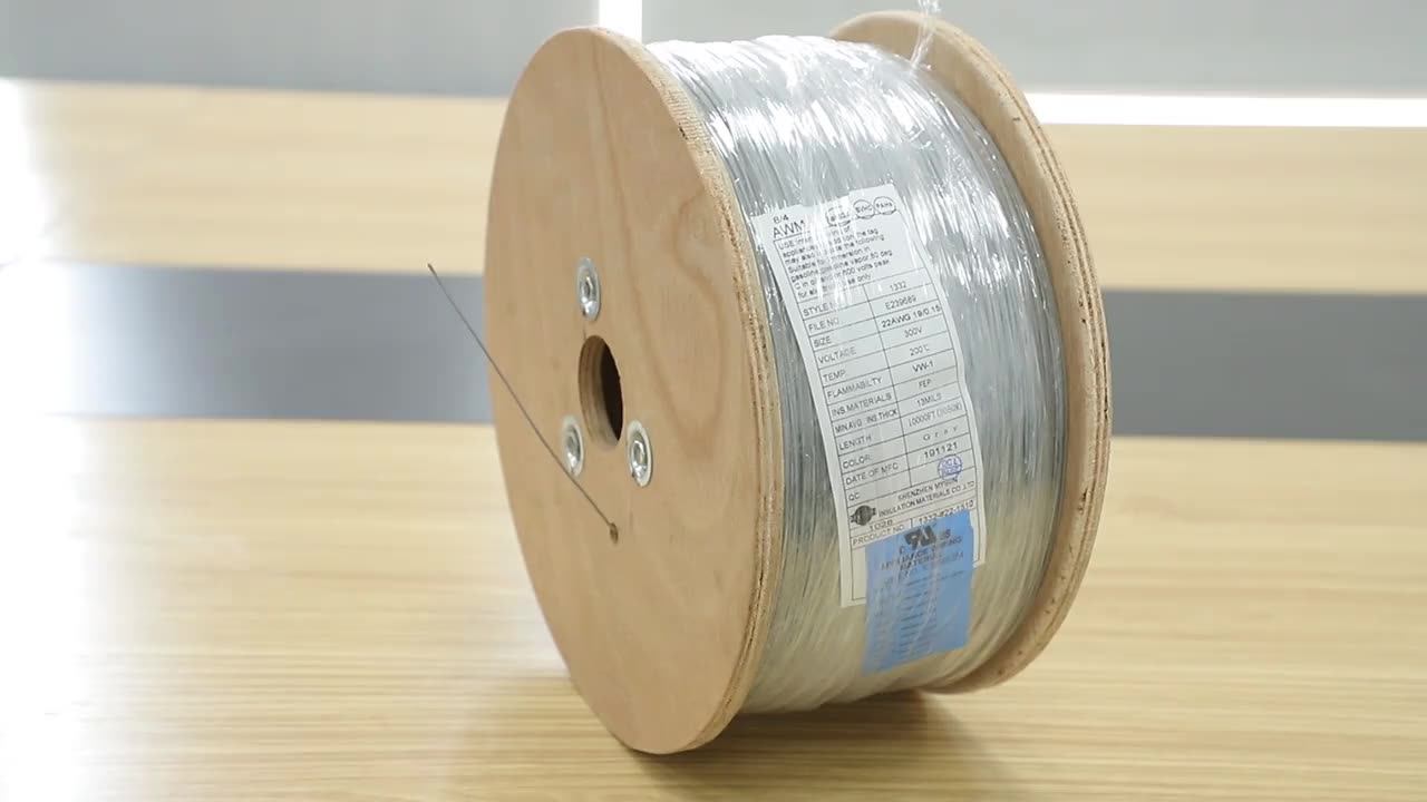 600v Fep Insulation Cable Wire Flexible High Temperature Cable 30 26 22