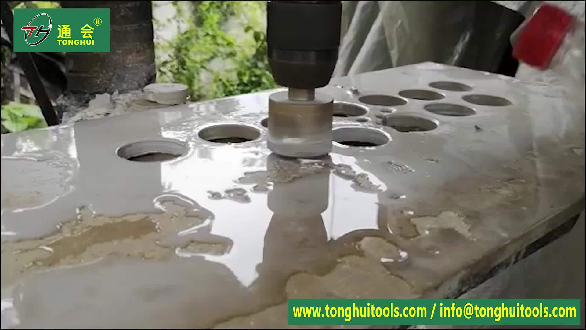 665mm Brazed Diamond Small Diameter Hole Saw For Marble Dry Drilling