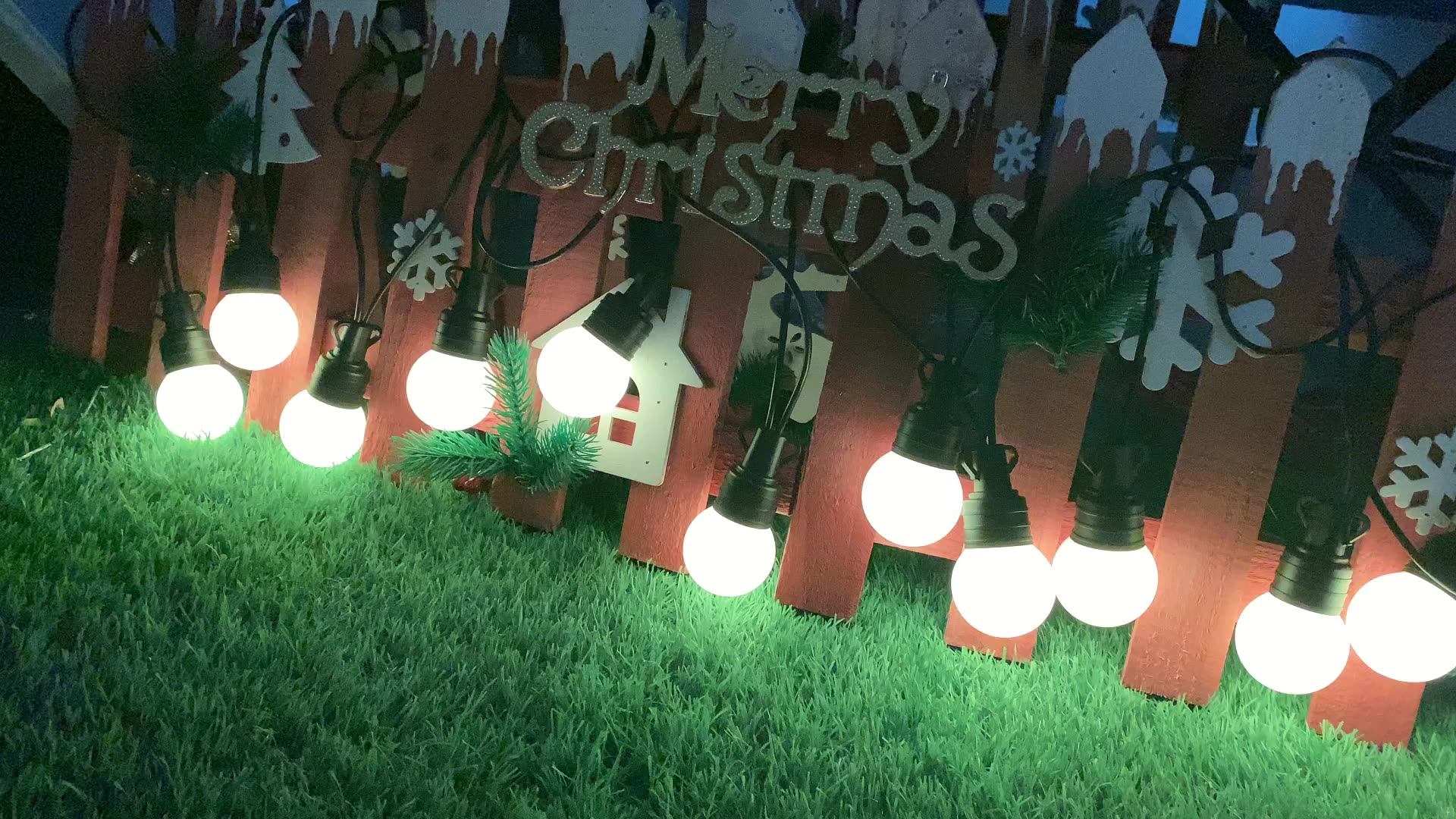 Waterproof Solar Panel Fairy Lights Smart Led String App Control