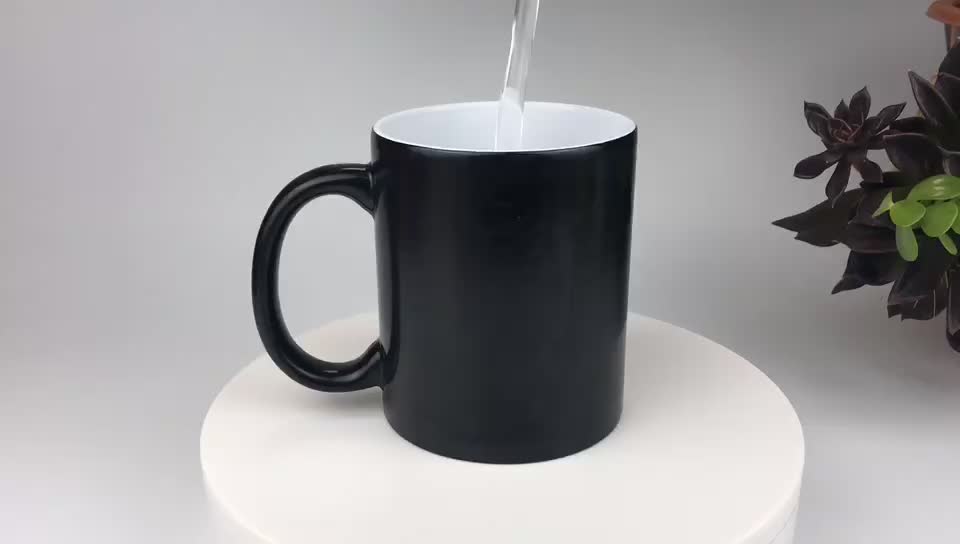 Wholesale Custom Color Changing Mug Blank Ceramic Magic Mug For