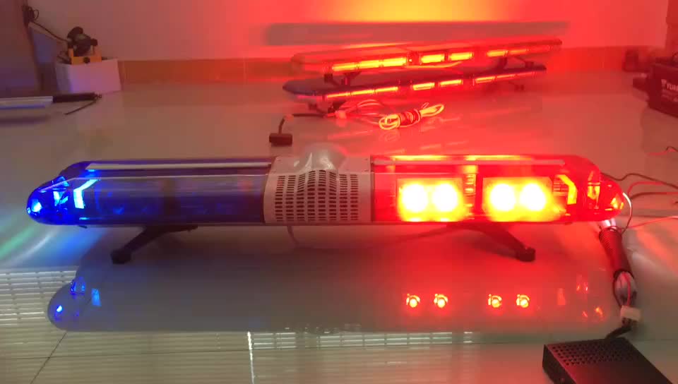 2018 260w Police Red Blue Led Police Light Bar Emergency Flashing Siren