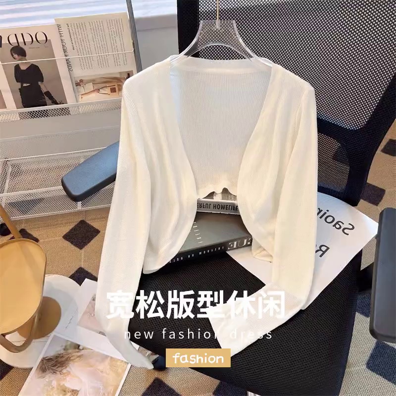 专柜撤回大牌剪标防晒开衫居然得以以以当空调披肩用？