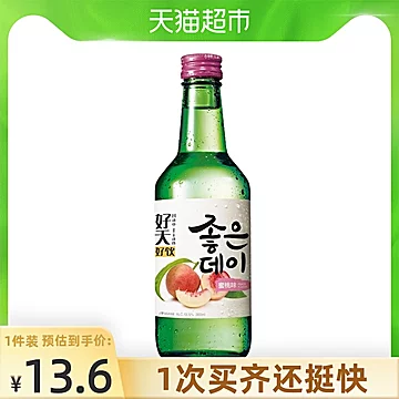 【进口】蜜桃味韩国烧酒鸡尾酒13.5度[2元优惠券]-寻折猪
