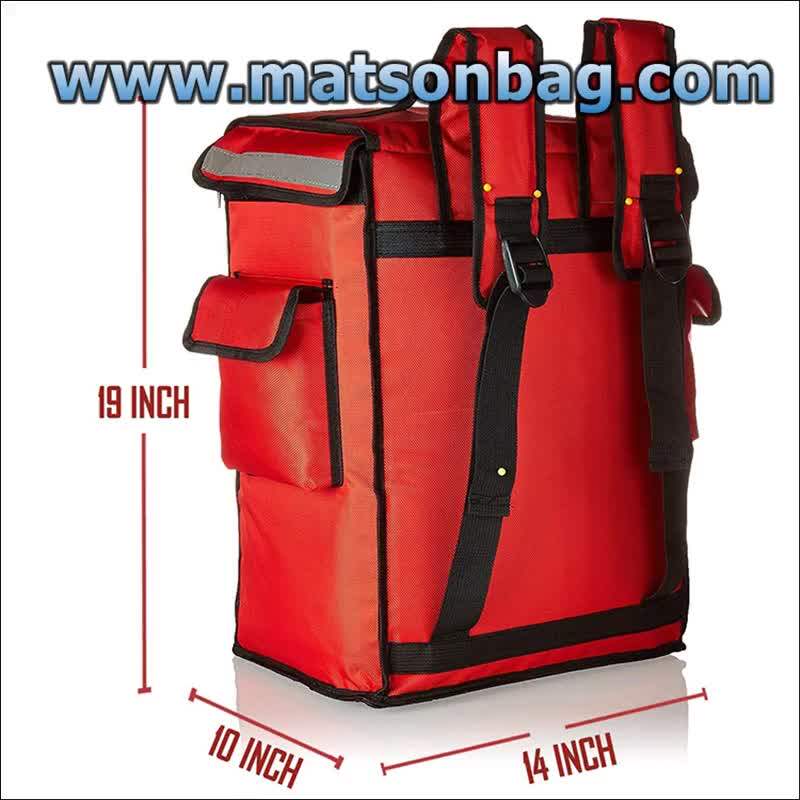 the biker delivery backpack