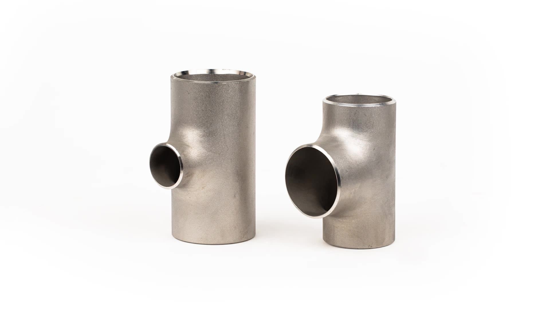 Stainless Steel 45 Degree Y Branch Pipe Fitting Lateral Tee Asme B16.9