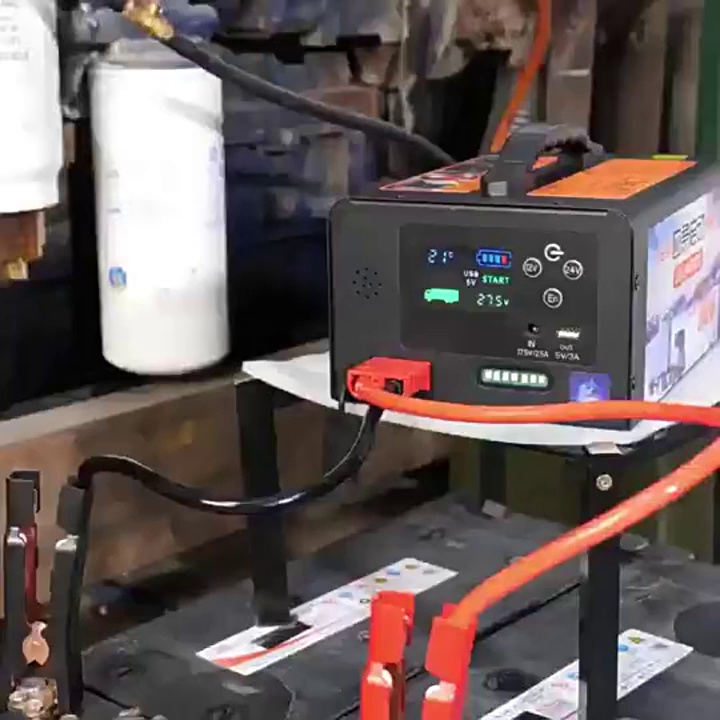 紧急救援神器！便携式户外应急电源、12V/24V汽车应急启动整个解析