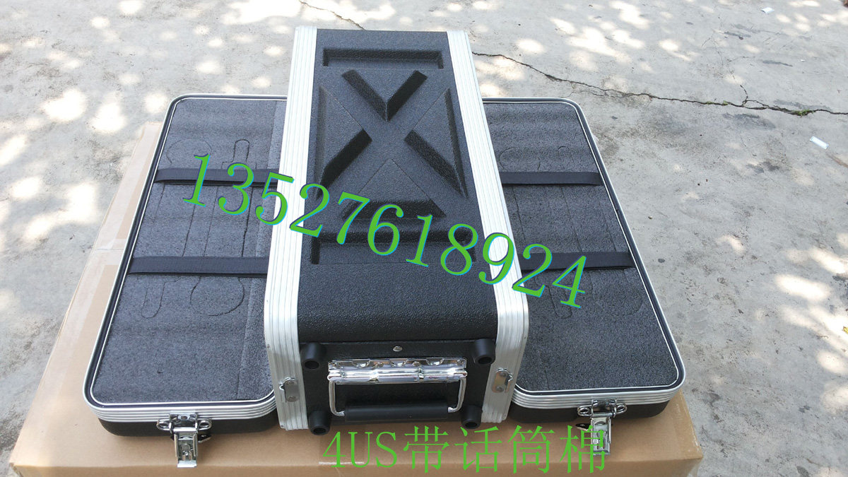 4U S 8-inch ABS AIR BOX MICROPHONE BOX RECEIVER BOX PLASTIC HOST SHELL FLIGHT CASE SOUND BOX