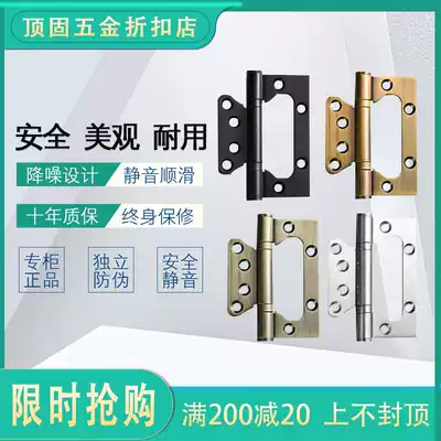 Top solid stainless steel hinge door 4 inch slotted butterfly female hinge bearing silent door hinge price