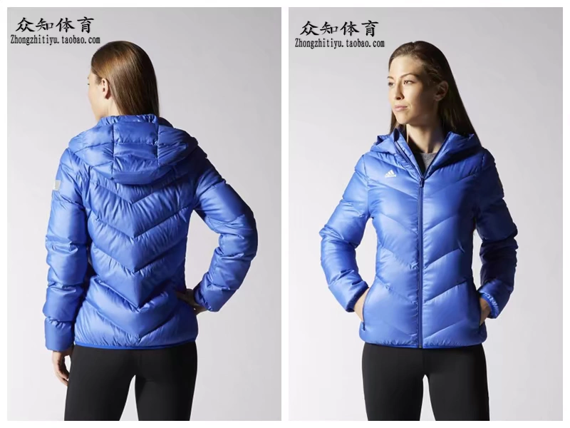 ADIDAS Áo khoác dày của Adidas Women 90% Vịt trắng xuống M68771 - Thể thao xuống áo khoác