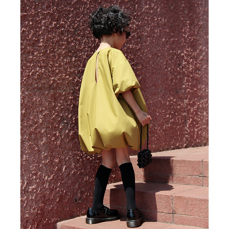 The Bu oto original population is a chisot girl's summer foreign dress Mother's dress