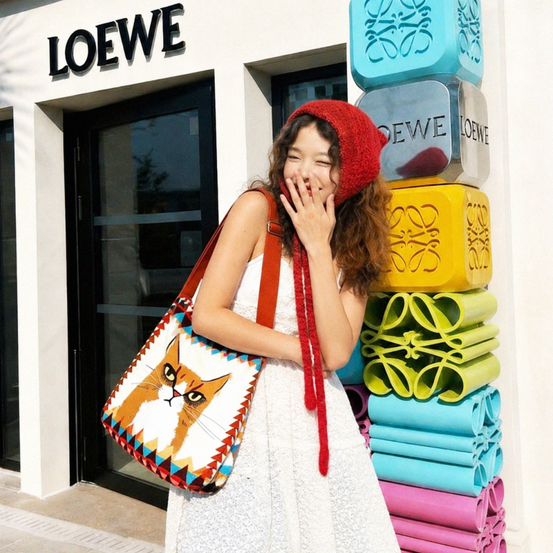 Mr. Pop Art's Original Double-Sided Women's Casual Vacation Travel Bag, Large Crossbody Shoulder Printed Canvas Bag Mr. Pop Art's Original Double-Sided Women's Casual Vacation Travel Bag, Large Crossbody Shoulder Printed Canvas Bag