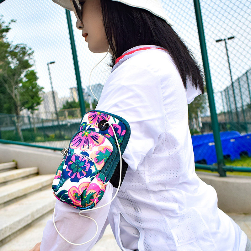 Outdoor sports mobile phone arm bag women's ultra-light running wrist bag men's cycling armband travel carry-on bag fitness equipment