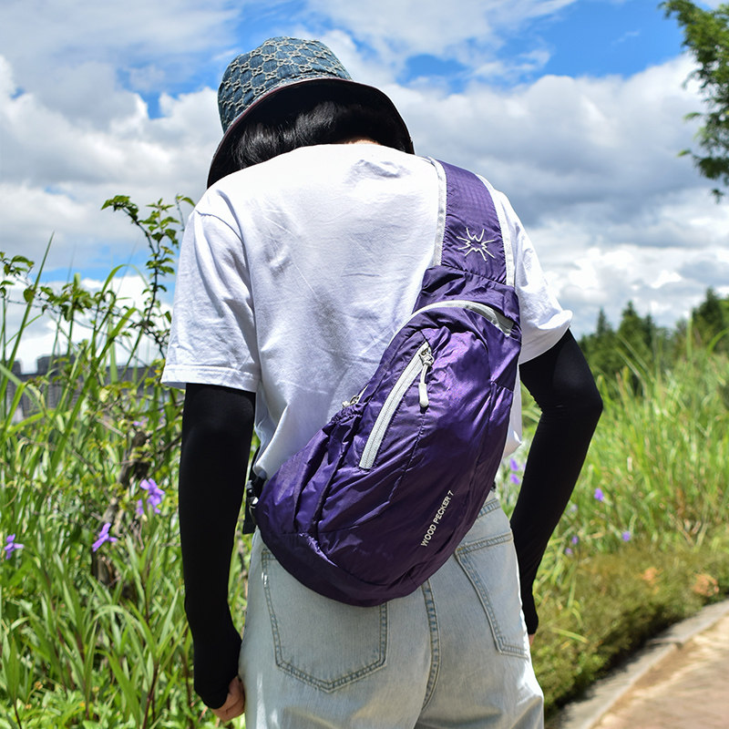 Cedar Mountain dress men and women Outdoor breasts YKK Laced Leisure Skew Satchel Shoulder Bag Anti Splash Water Light Riding Bag