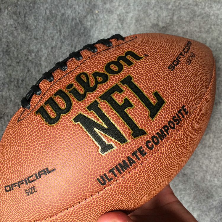 Bóng đá Mỹ chính hãng NFL Rugby Bóng đá thứ 9 dành cho người lớn mới WTF1845 - bóng bầu dục bóng ném rugby