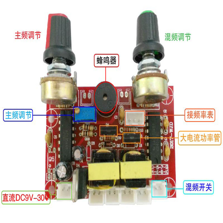 Four-silicon Mono-silicon Double-silicon Single-mixed Frequency-definable rear-stage drive board High-power generator back electrode