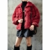 Spot Belle Garden Double Pocket Short Fur Slave Fur Fur Fur 18 Winter áo dạ ép lông cừu Faux Fur