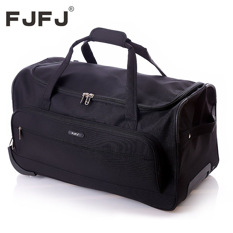 Promotional Lightweight Portable Travel Trolley Bag for Women, Large Capacity Fashionable Backpack for Men, Waterproof Storage Luggage Bag, Foldable