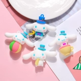 Мультяшный кремовый чехол для телефона ручной работы, набор материалов, брелок, аксессуар, «сделай сам»