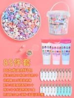 Материал 85 -кузырь (белый светлый порошок и светло -голубой) один набор