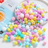 Кремовый детский креативный декор ручной работы, аксессуар для волос, набор материалов, аксессуар для сумки, плюшевый, «сделай сам»