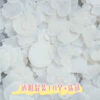 10 прозрачное смешивание +цепь бусин