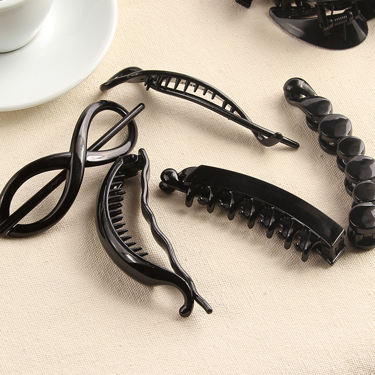 Tự làm clip nhỏ chuối đuôi ngựa chuck công cụ tóc hướng dẫn sử dụng phụ kiện tóc phụ kiện vật liệu xoắn kẹp kẹp dọc kẹp tóc set kẹp tóc cho bé gái