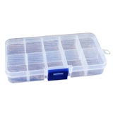 Пластиковая прозрачная коробка для хранения, банка для хранения, аксессуар для волос, серьги, ящик для хранения, «сделай сам»