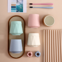 Antibacterial Ceramic Wash Toiletries Cup of mouth toothbrush cup toothbrushing cylinders Home Inwind hotel Motel Mina 400ML