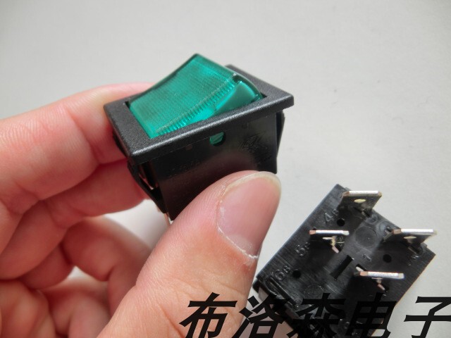 Bulgin/Arcolectric Rocker Switch Dpst Green Light/Red Light C1353Al 250V16A
