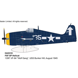 Hm Collector Ha0310 1/32 F6F-5P Hellcat Vf-84 