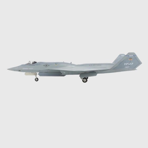 Collector Ha2850 1/72 U.S. Air Force Yf-23 Stealth Fighter Gray Ghost Fifth-Generation Aircraft Model