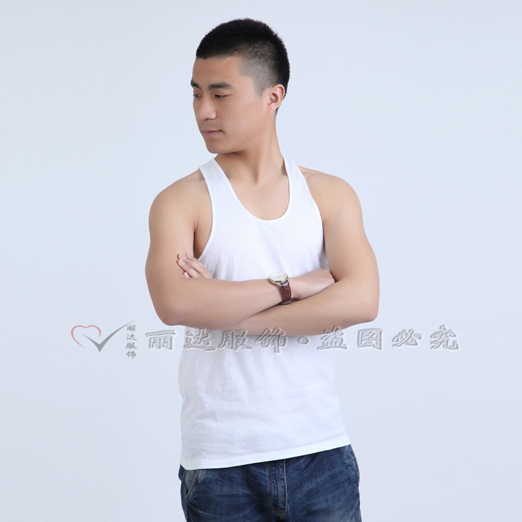 Trung và cũ tuổi áo nam cotton vest cộng với phân bón để tăng phiên bản lỏng lẻo của chiếc áo cũ tuổi cotton không tay mùa hè ăn mặc